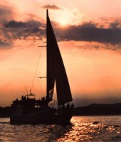 catamaran-lloret-sunset